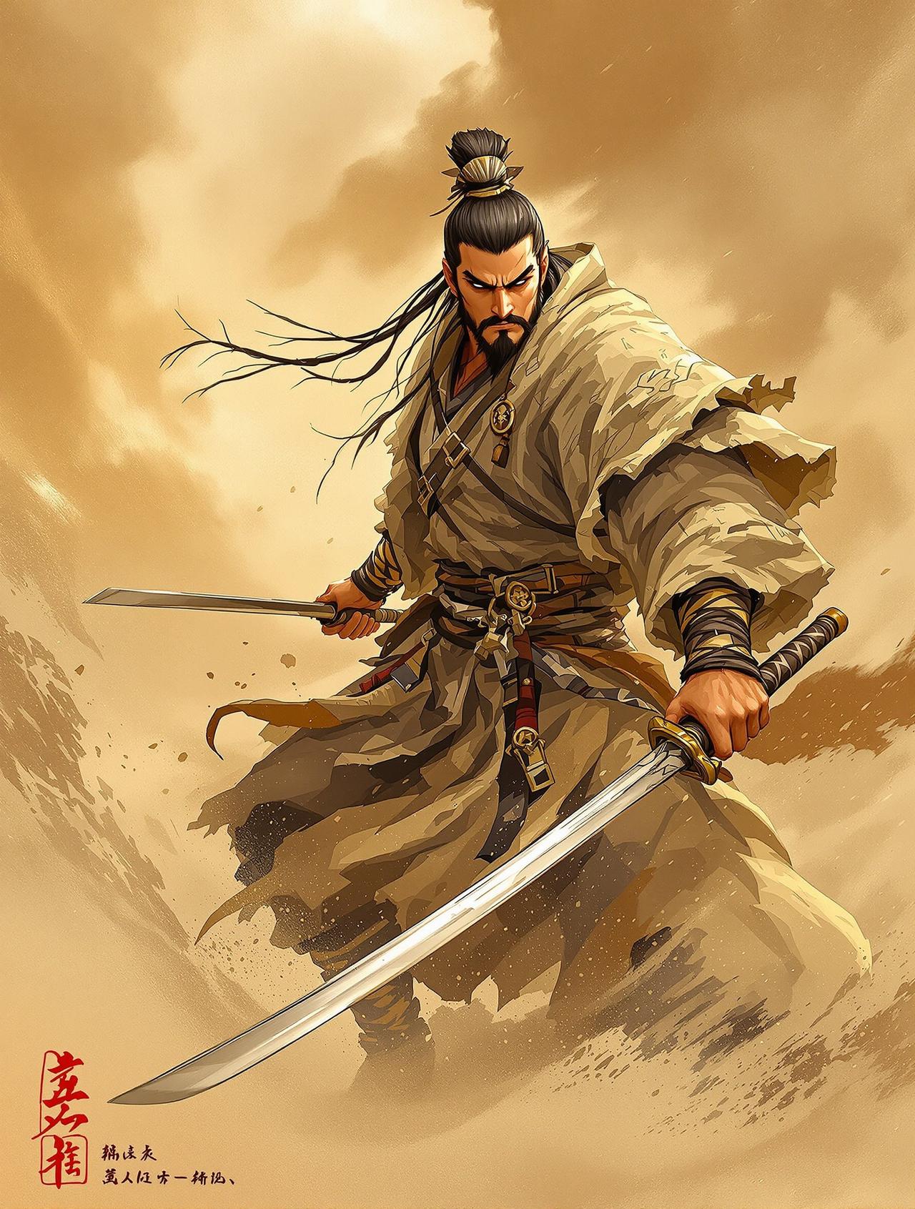 镖人 - 武侠漫画封面，作者许先哲